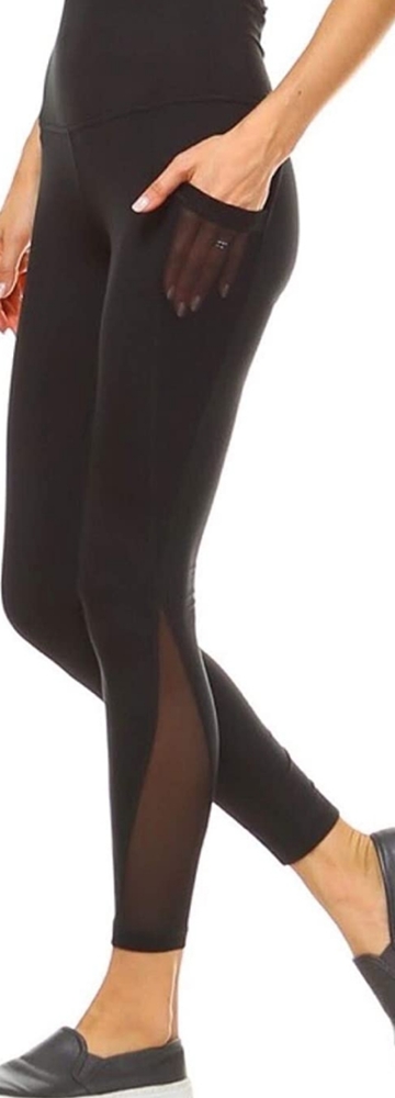 Mono B Berry High Waisted Yoga Leggings